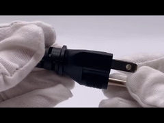 Japonia 3-Pin Plug To IEC 320 C13 AC Power Cord Set Molding