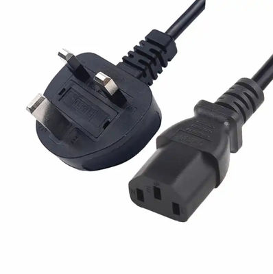HENG WELL UK 3 szpilki przewodu zasilania do elektroniki użytkowej 220V - 250V 13A