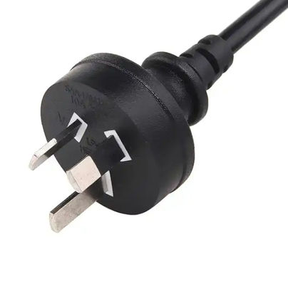 3 szpilki standardowy przewód zasilania AU SAA Certyfikacja 250V 10A Kabel australijski
