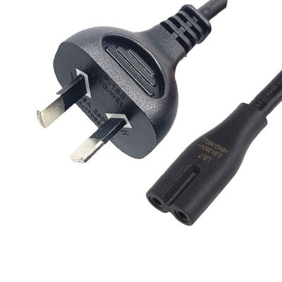 2 szpilki Australia Kabel zasilania 1,2m 1,5m AU Przewód rozszerzający IEC C7